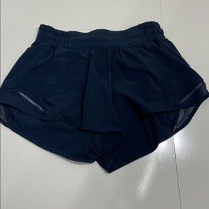 Lululemon Hotty Hot Short 4" Blue  Size 4 *Unlined-see listing